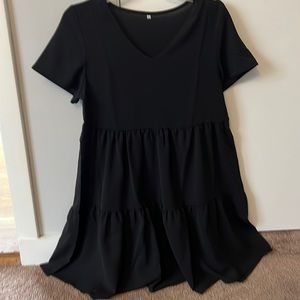 Black mini babydoll dress from Amazon. Size small. Never worn